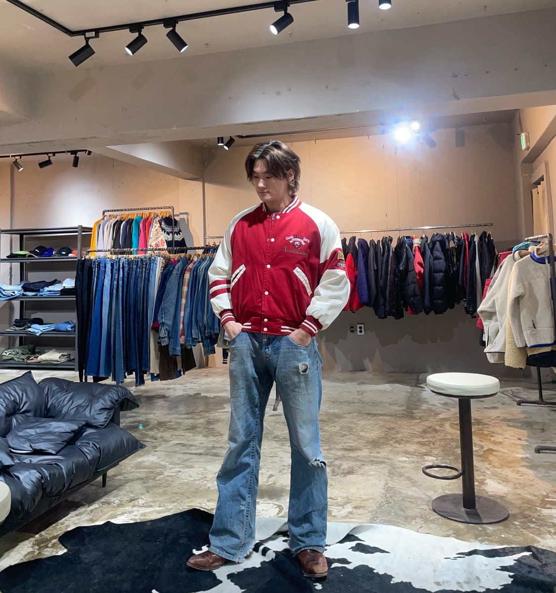 BABOOCLUB perfect Varsity Jacket 상품이미지3