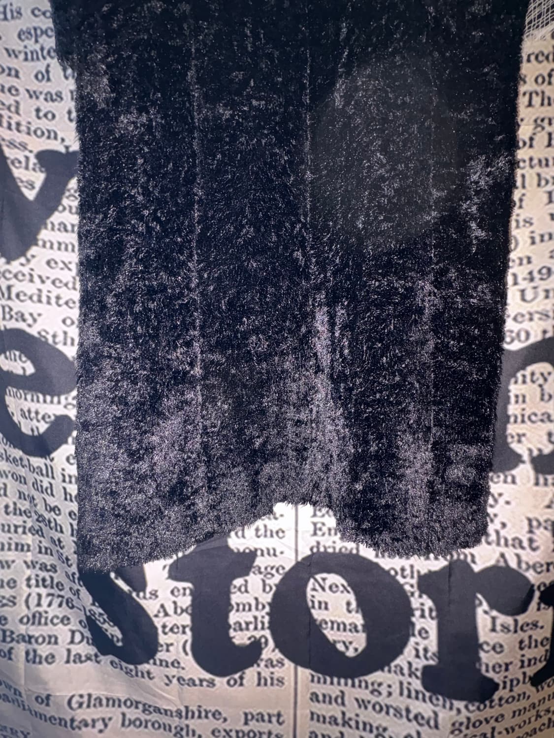 Feather Black Long Fur coat 상품이미지8