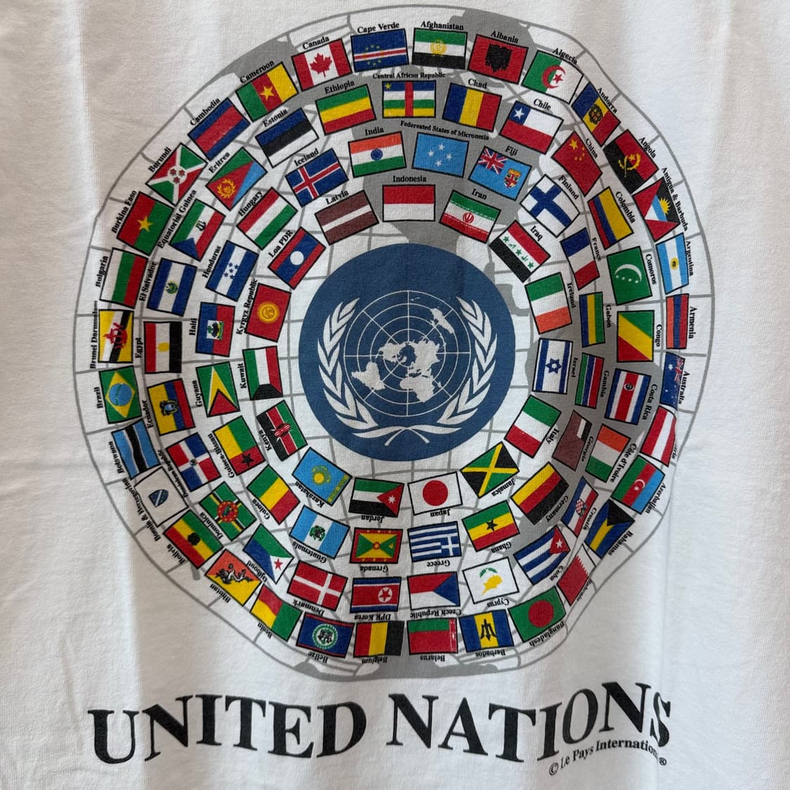 90s Vintage United Nations Tshirt 상품이미지3