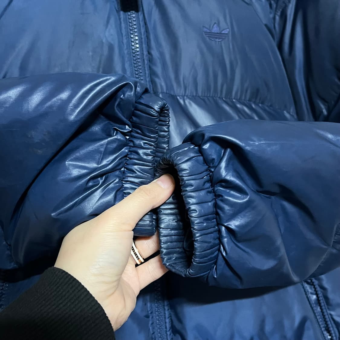 아디다스 올드스쿨 넉다운 패딩 S 상품이미지7