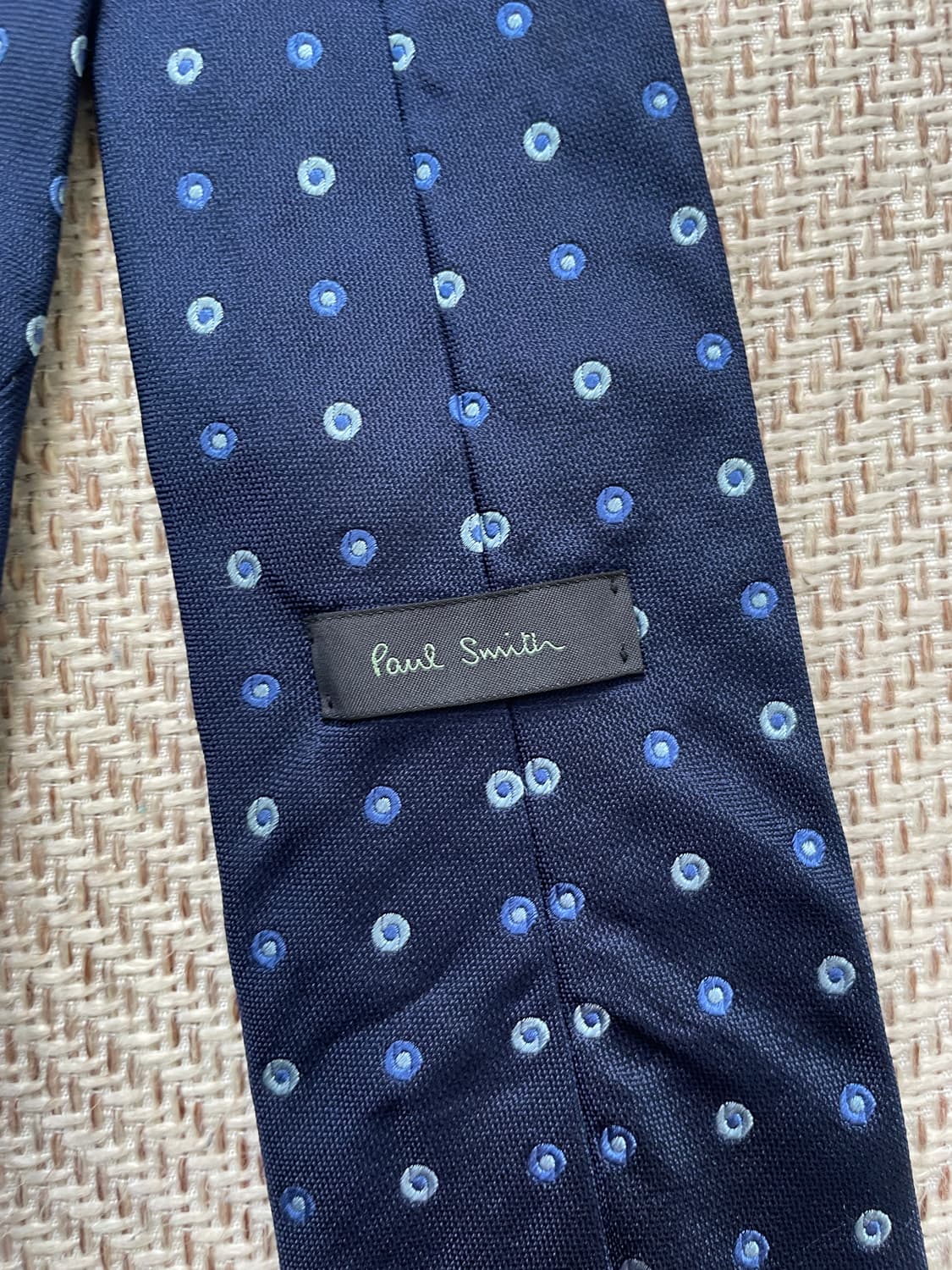 Paul smith 폴스미스 실크 네이비 넥타이  상품이미지3