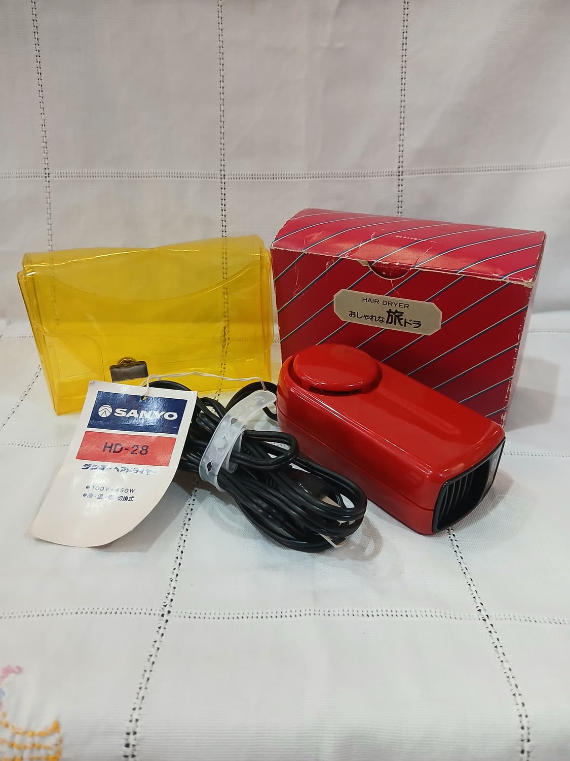 일본 빈티지 산요 미니 헤어드라이어 상품이미지1