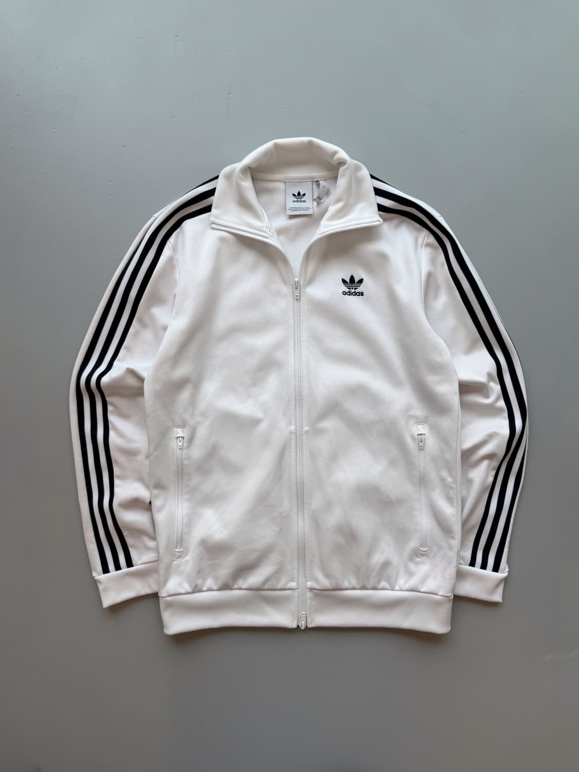 아디다스 루즈핏 베켄바우어 화이트 투웨이 트랙 져지 상품이미지2