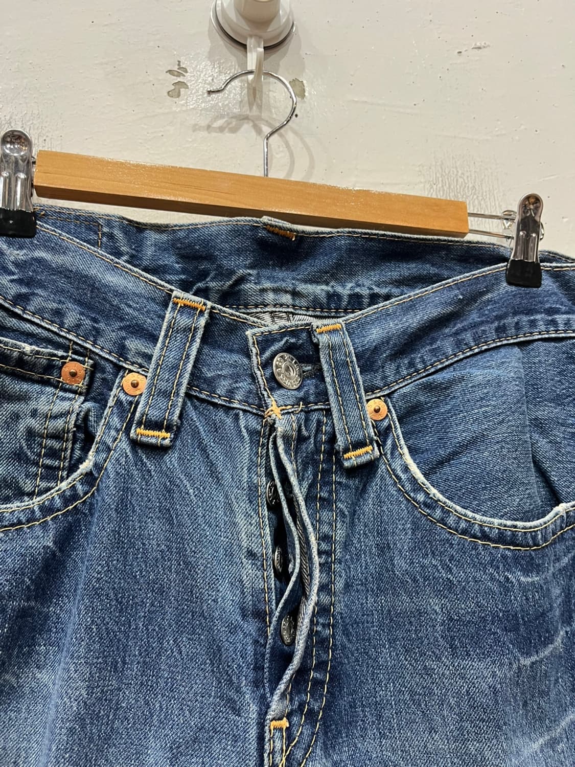 리바이스 907 데님팬츠 Made in CROATIA 상품이미지4