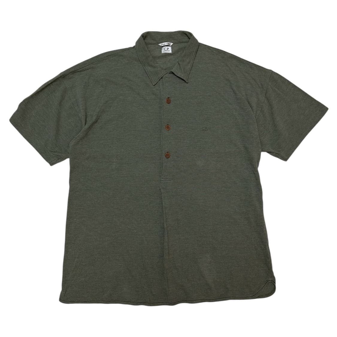 CP 컴퍼니 아카이브 pk 반팔 카라티 올리브 상품이미지1