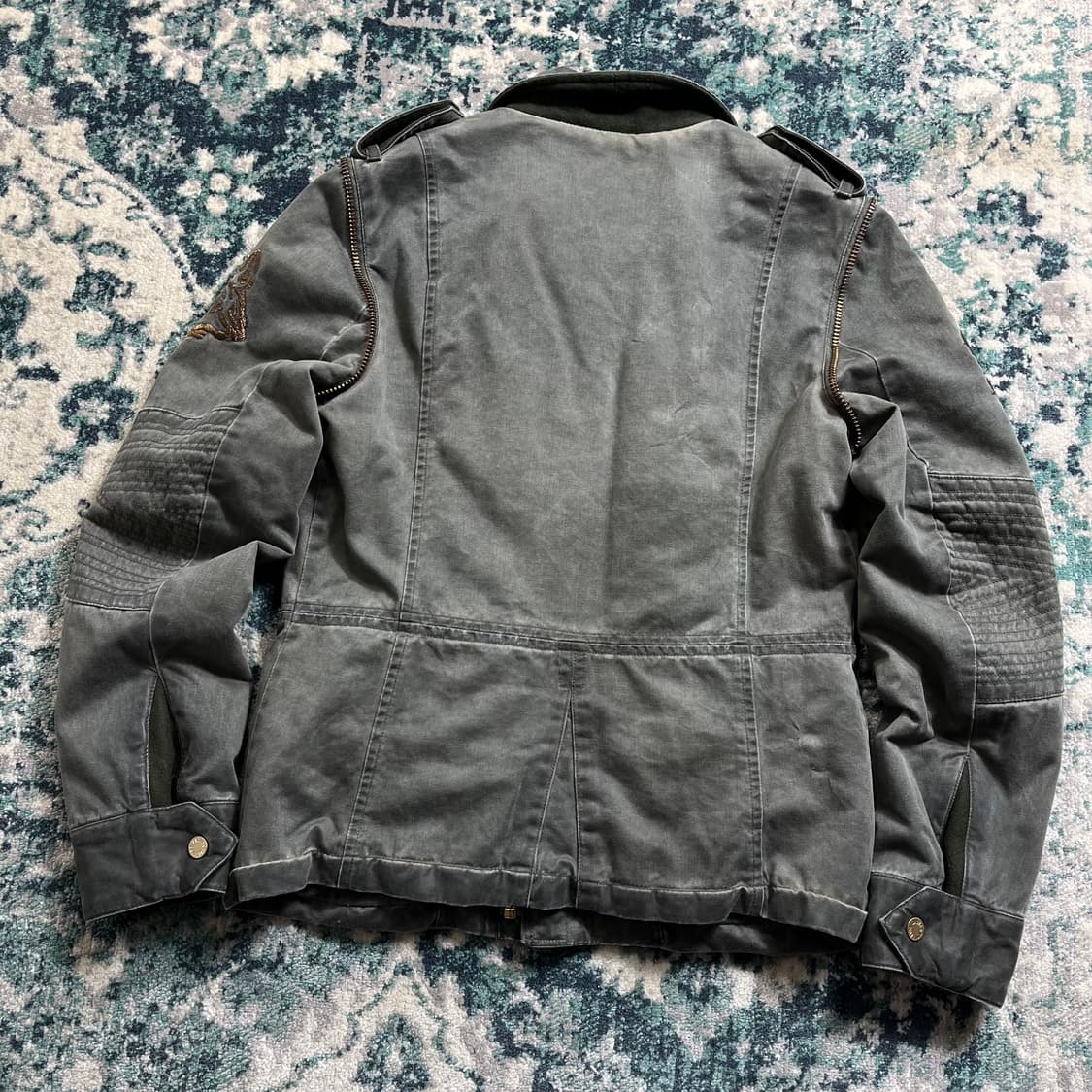 Zadig&Voltaire 쟈딕앤볼테리 V2 밀리터리 캔버스 자켓(S) 상품이미지5