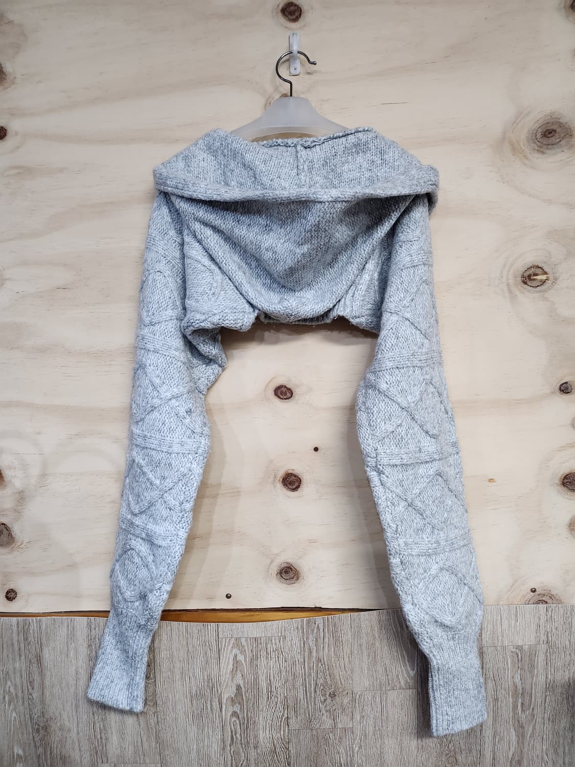 359) 여성 후디 크롭 가디건 상품이미지2