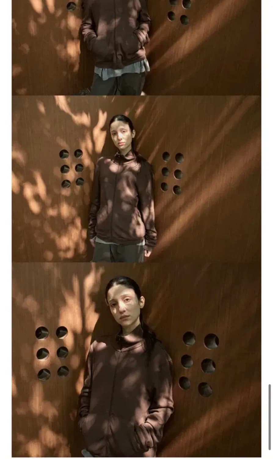 mudule 머듈 넥 집업 브라운 2사이즈 상품이미지5