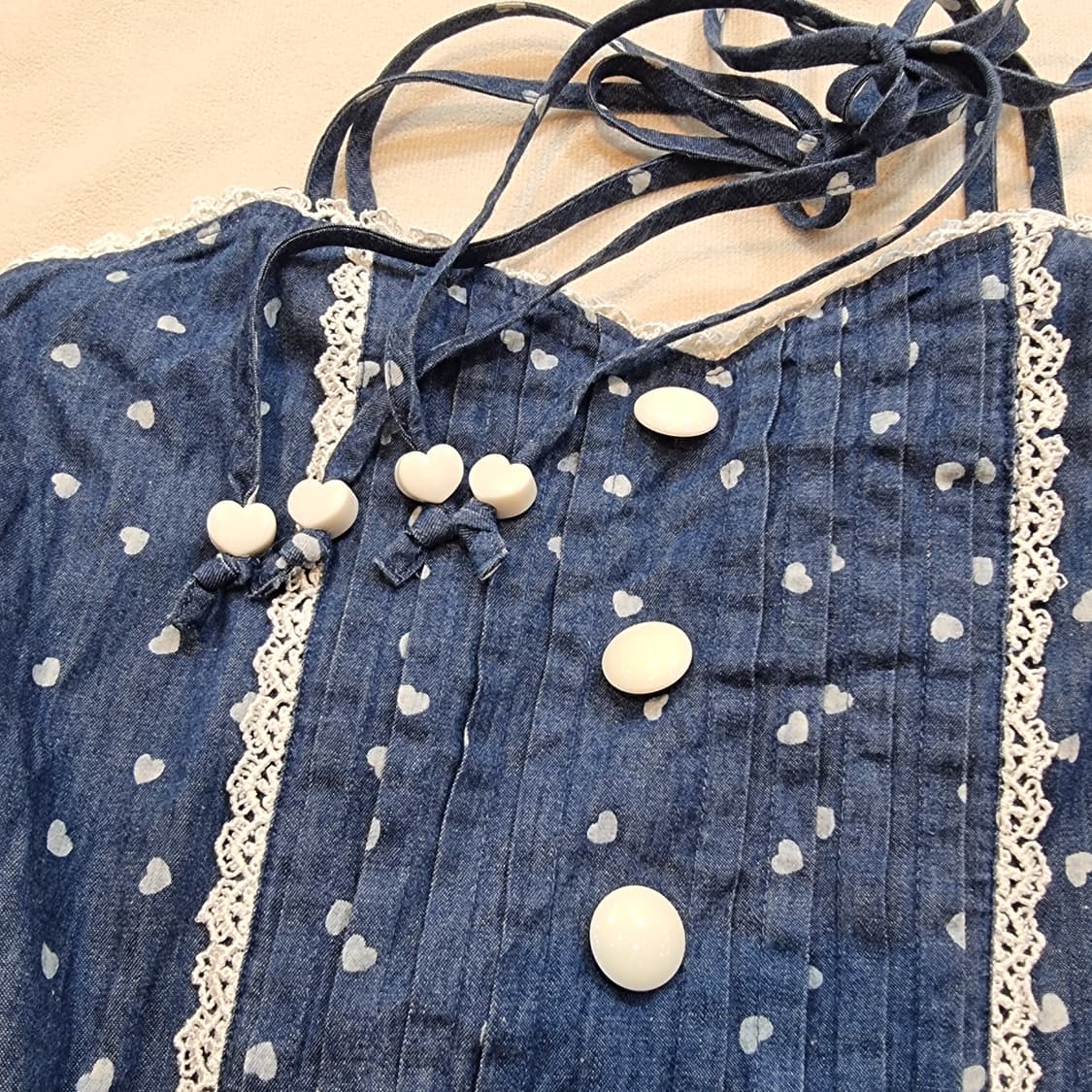 Tralala 트랄라라하트 데님 올인원 점프수트 상품이미지6