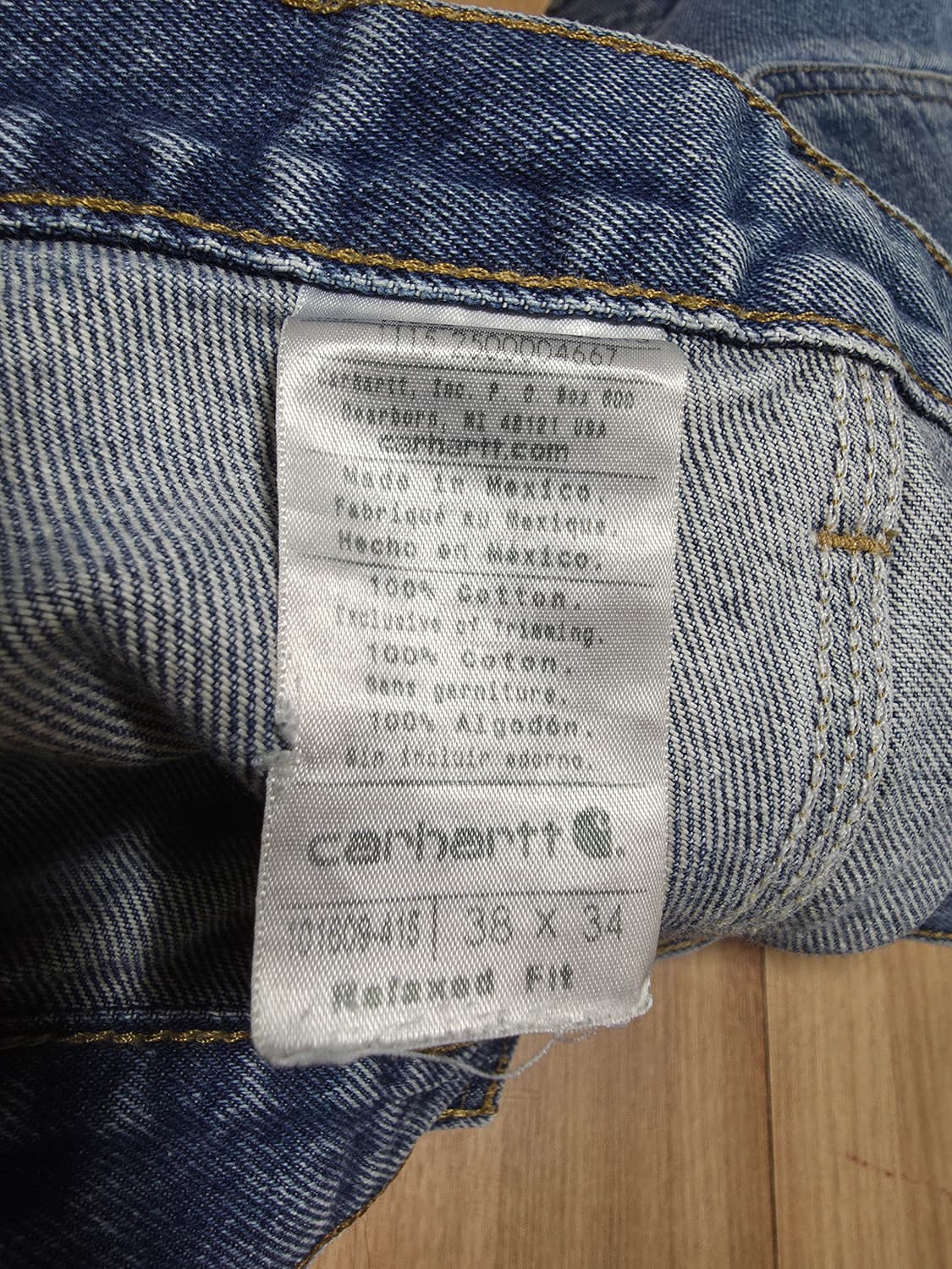 [38/34] 칼하트 더블니 데님 상품이미지2