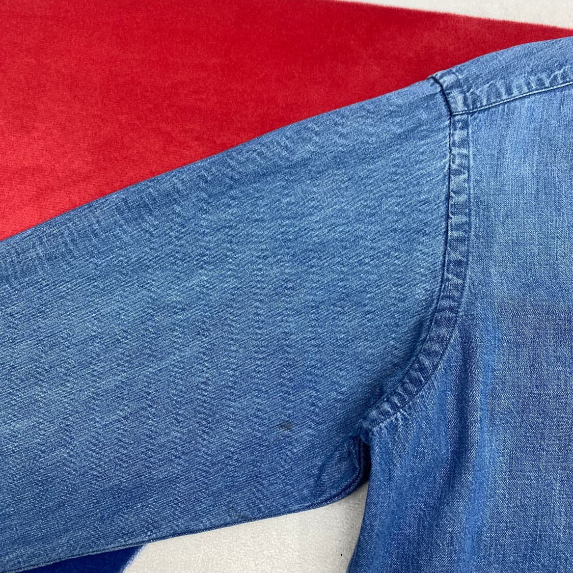 폴로 데님셔츠 85 실측 M 상품이미지3