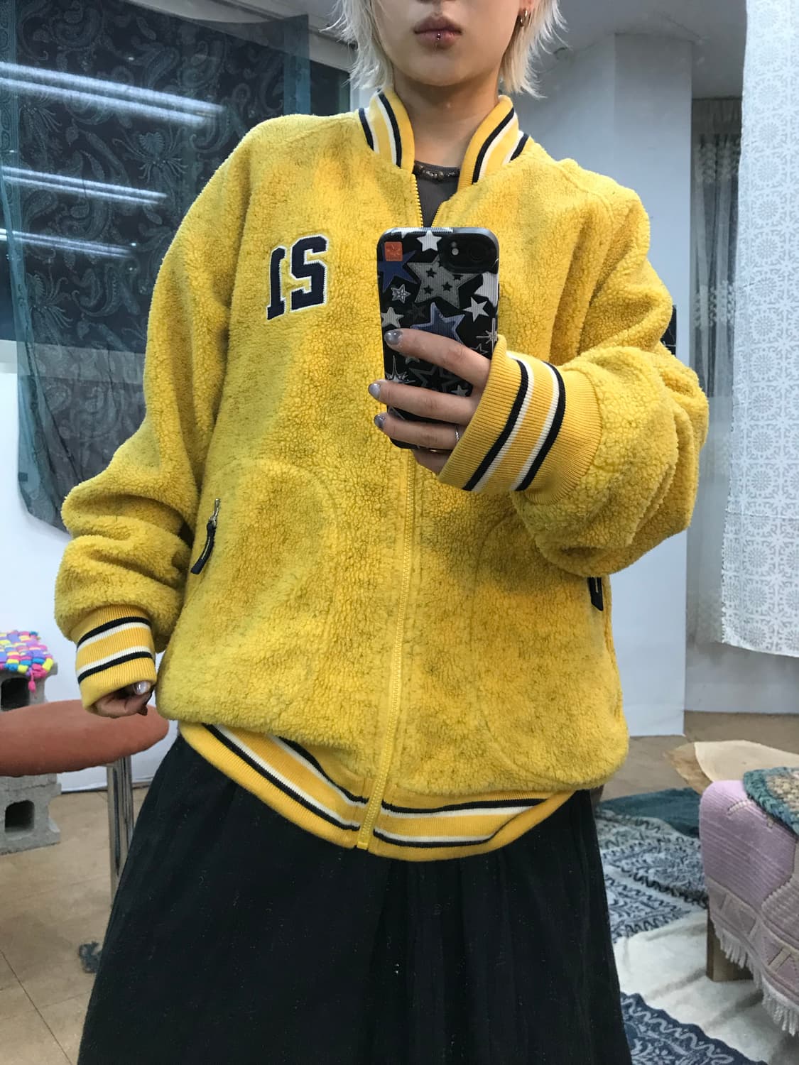 스포츠리플레이 후리스 바시티자켓 야구잠바 상품이미지2