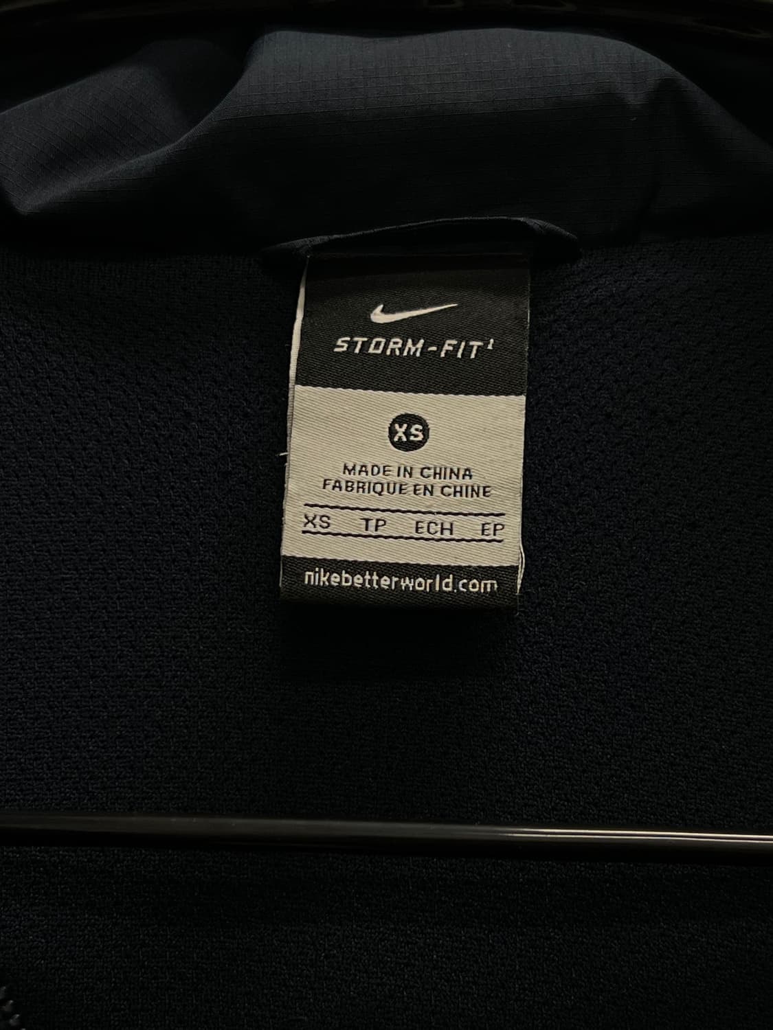 (XS) 나이키 스톰핏 FC 바르셀로나 우븐 바람막이 자켓 네이비 상품이미지4