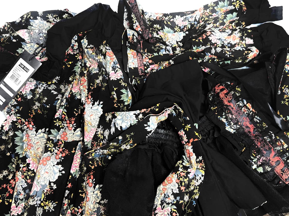 PUNK RAVE 펑크 레이브 프린팅 기모노 세트 상품이미지4