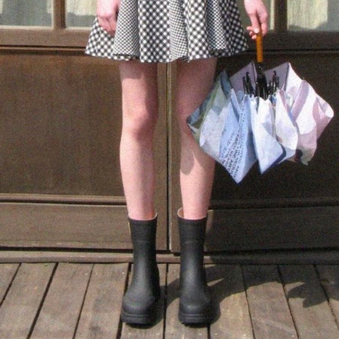 시눈X락피쉬 콜라보 미들레인부츠 230 상품이미지2