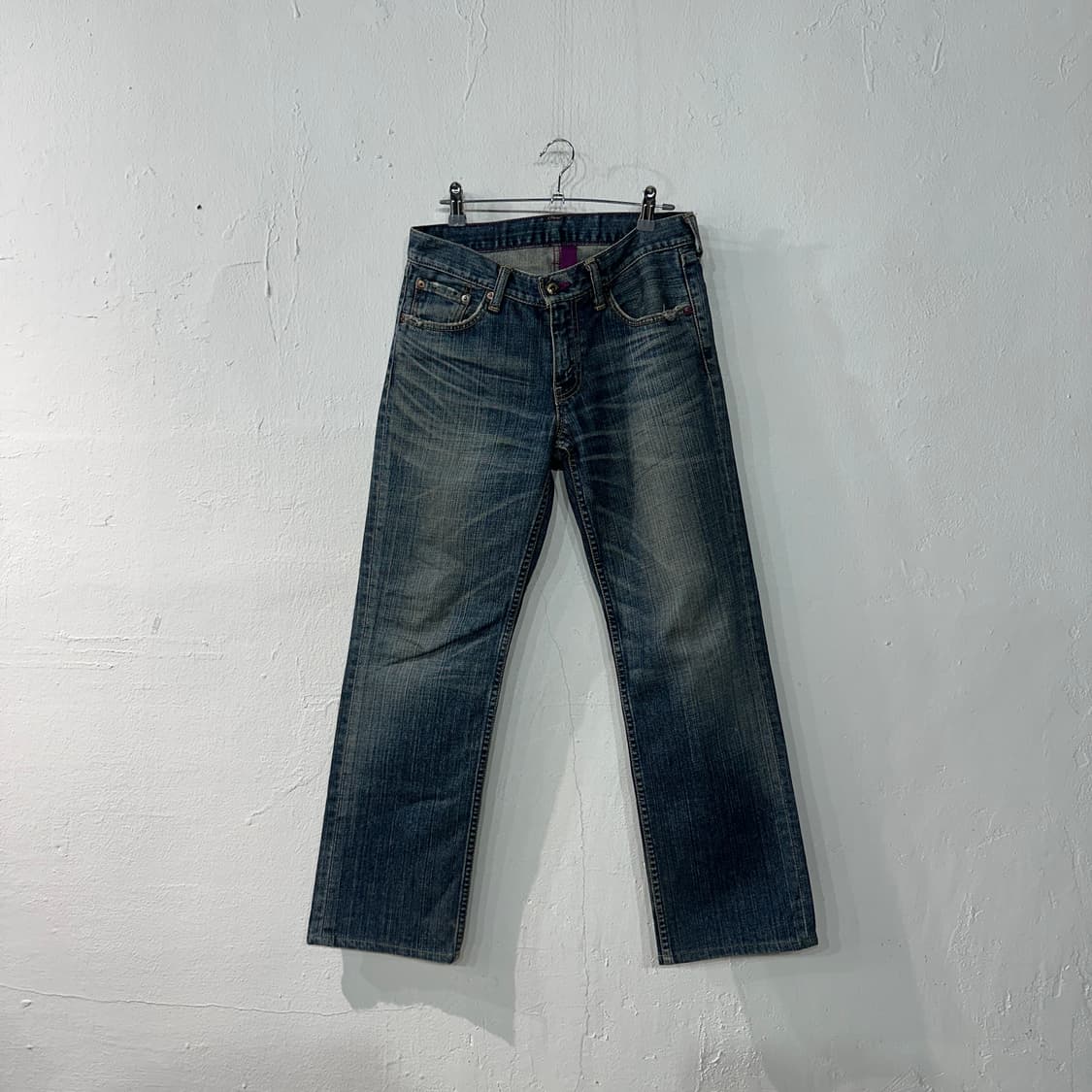 리바이스502 재팬 퍼플 데님 청바지 29 상품이미지3