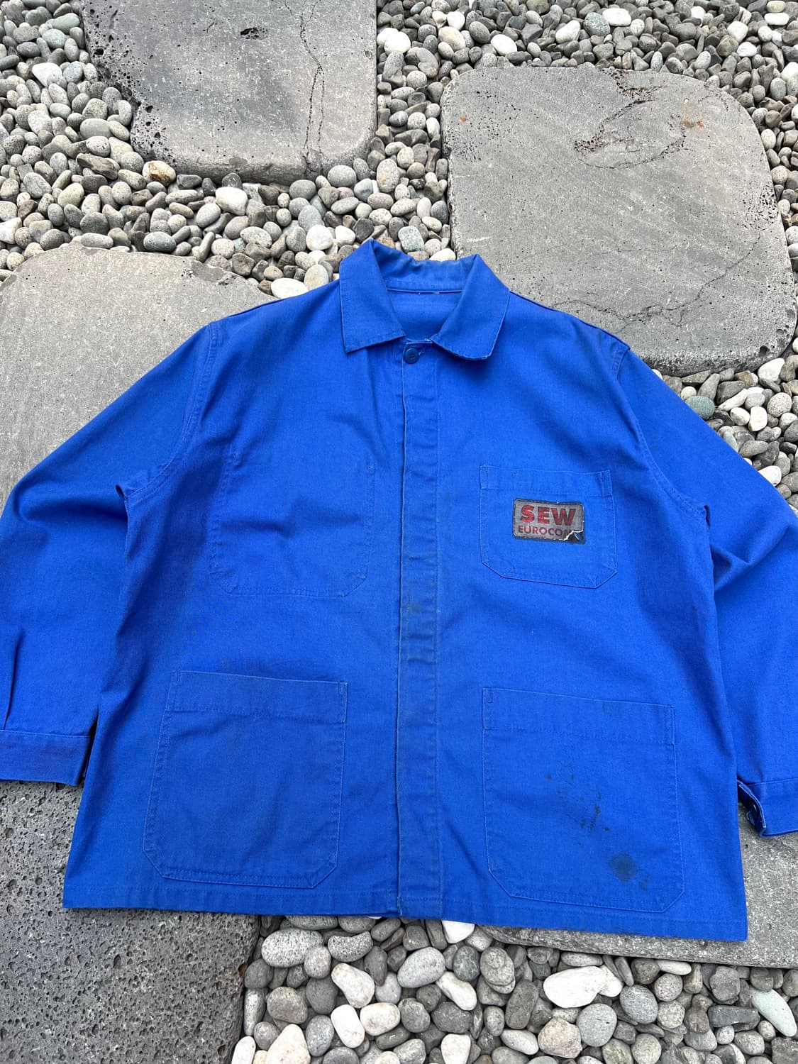 OLD VINTAGE WASHING BLUE 빈티지프렌치워크자켓 상품이미지6