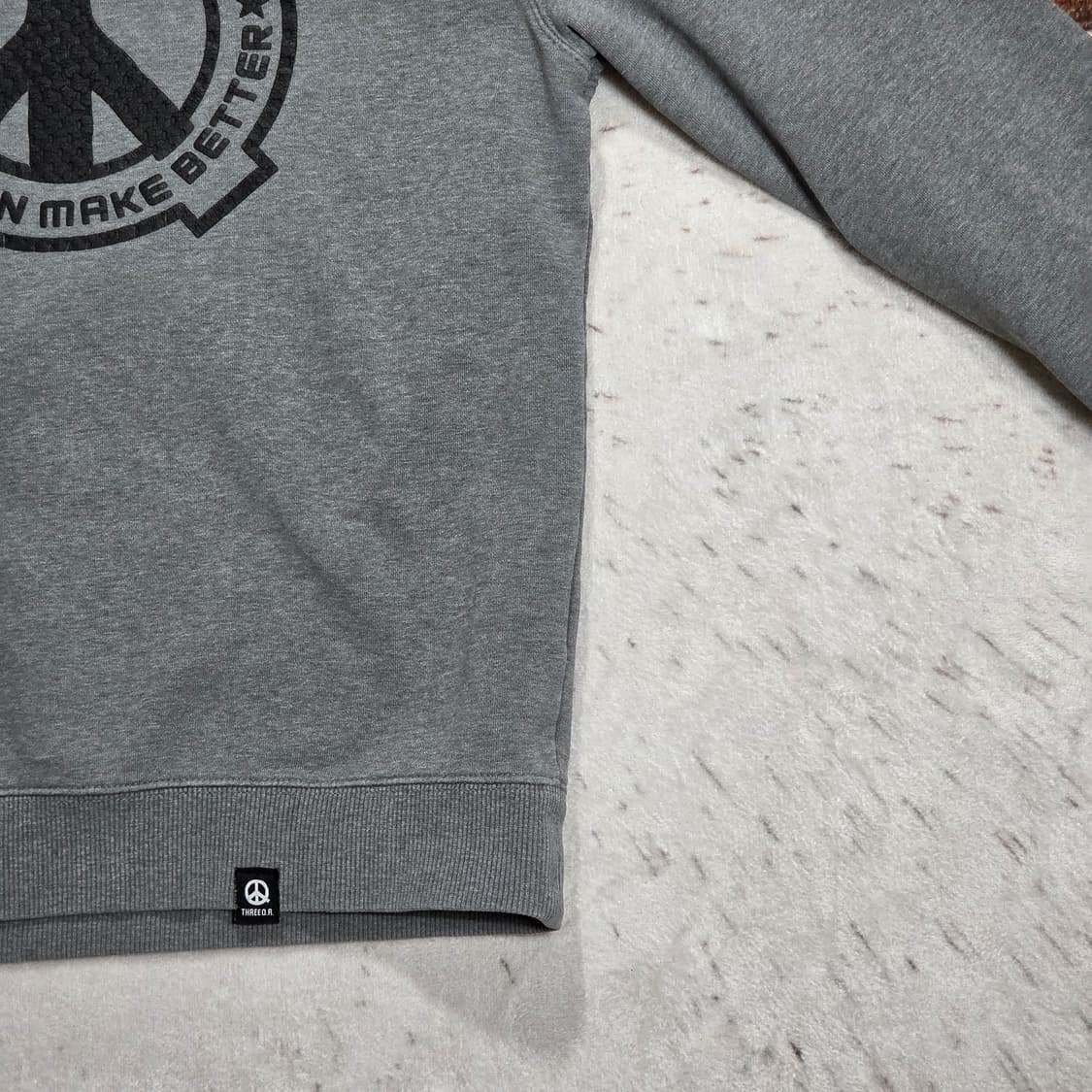 쓰리큐알 그레이 맨투맨 상품이미지3