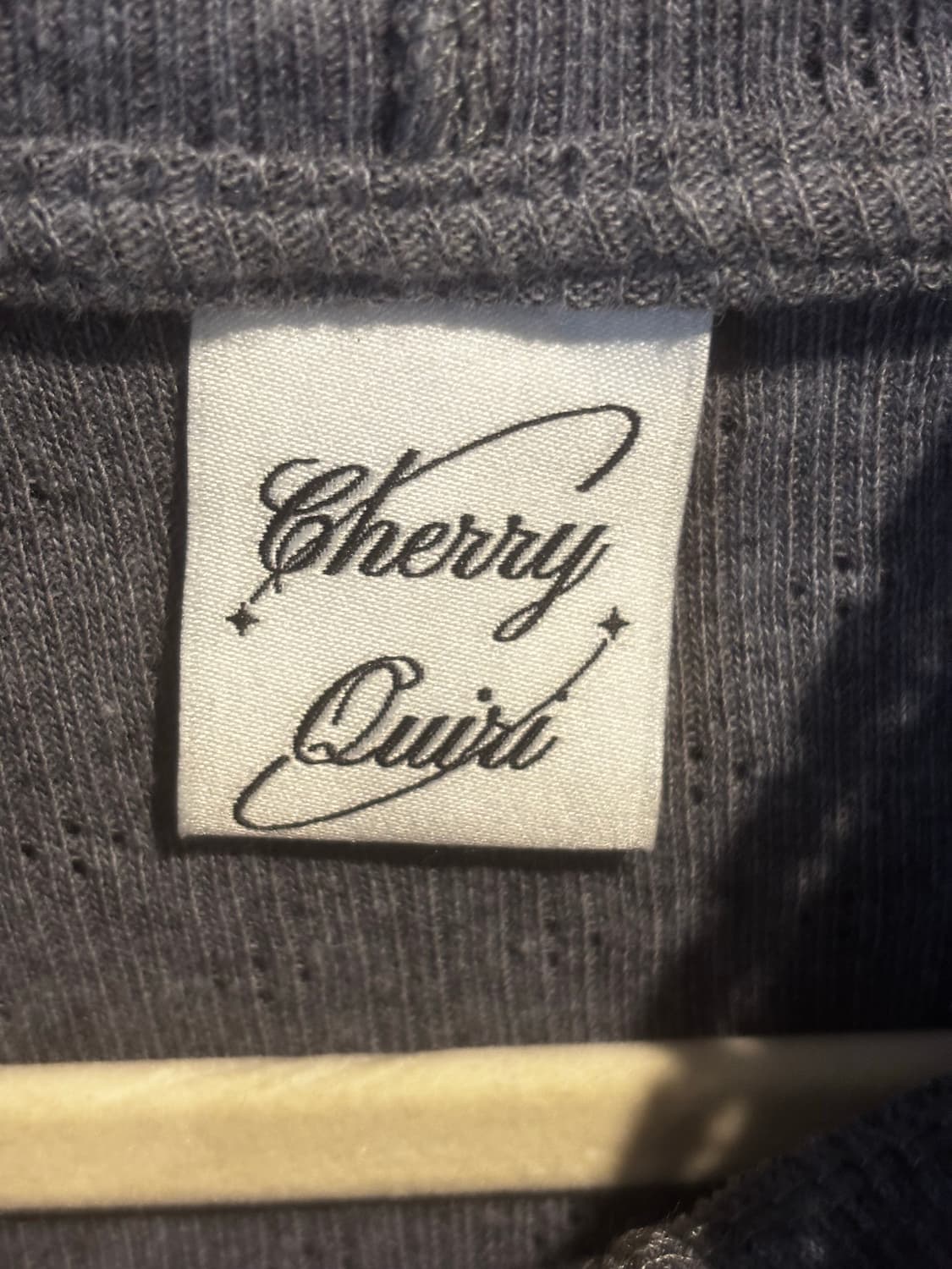 Cherry Quiri 웨이브 레이스 리본 후드티 상품이미지8