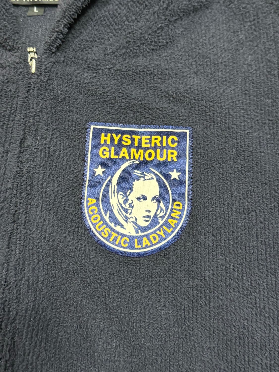 히스테릭 글래머 아카이브 히스걸 패치 플리스 후드 집업 자켓 상품이미지2