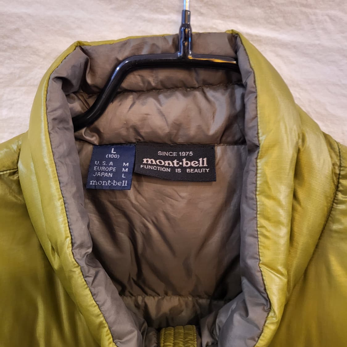 몽벨 라이트 알파인 다운파카 경량패딩 자켓 올리브 상품이미지3