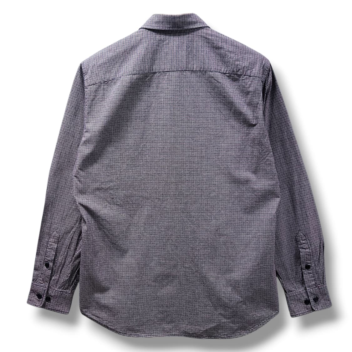 [105/L] 라코스테 브라운&블랙 체크 슬림핏 긴팔셔츠 상품이미지2