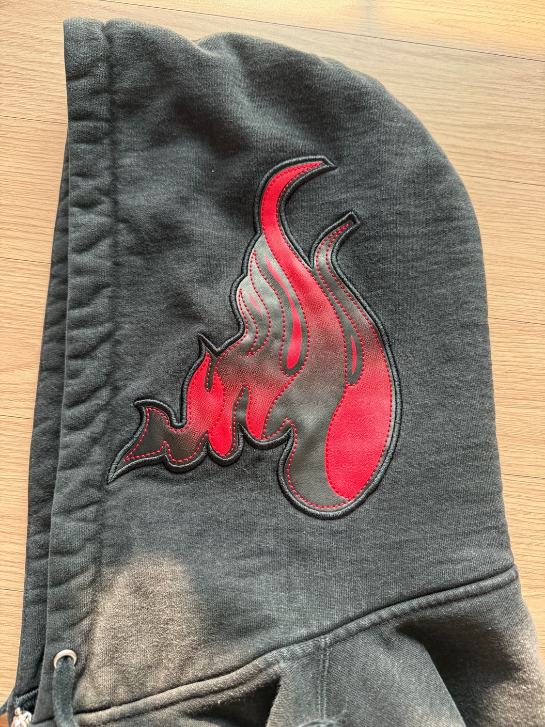 22SS 슈프림 데몬 후드집업 블랙 상품이미지4