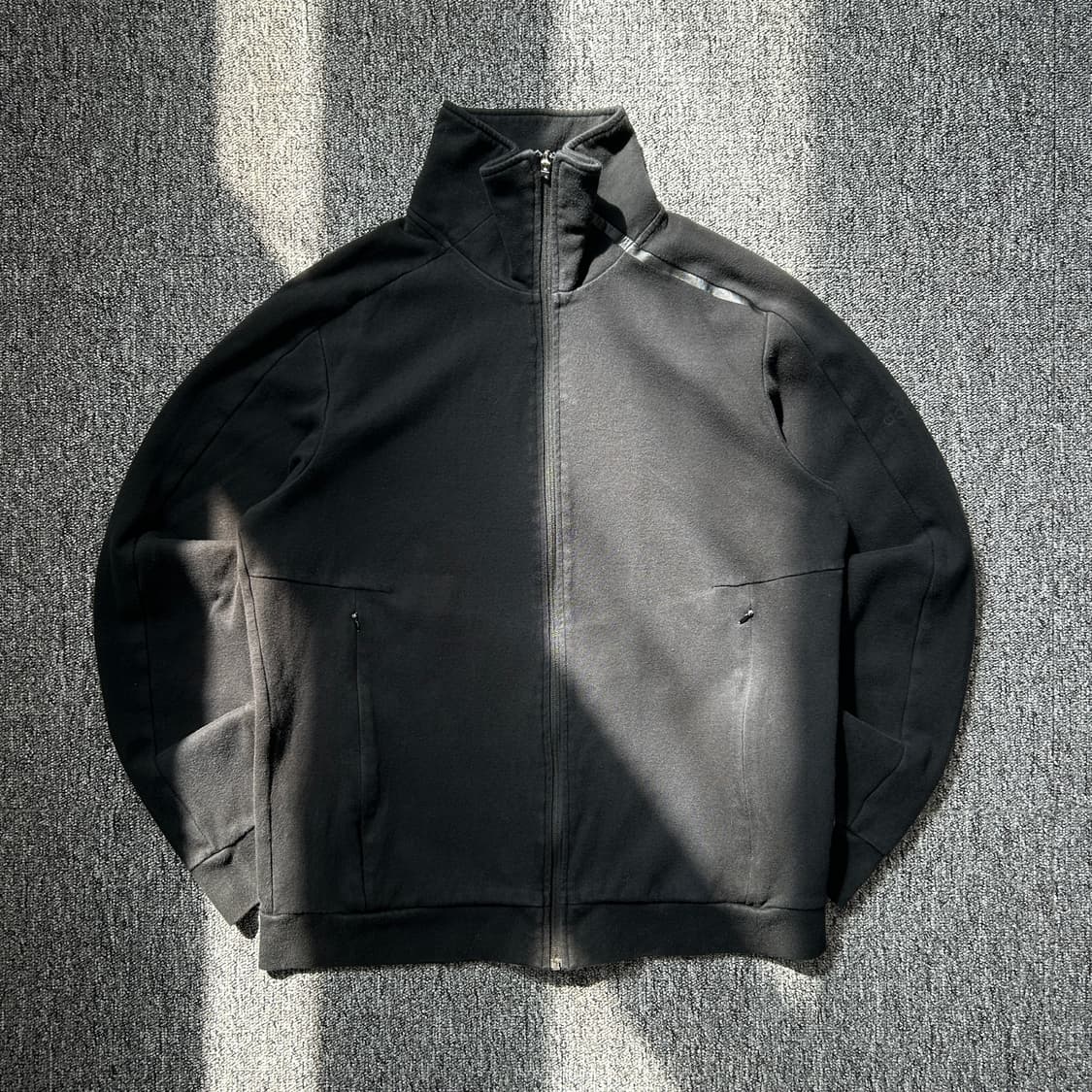 아디다스 블랙 트랙탑 집업 상품이미지1