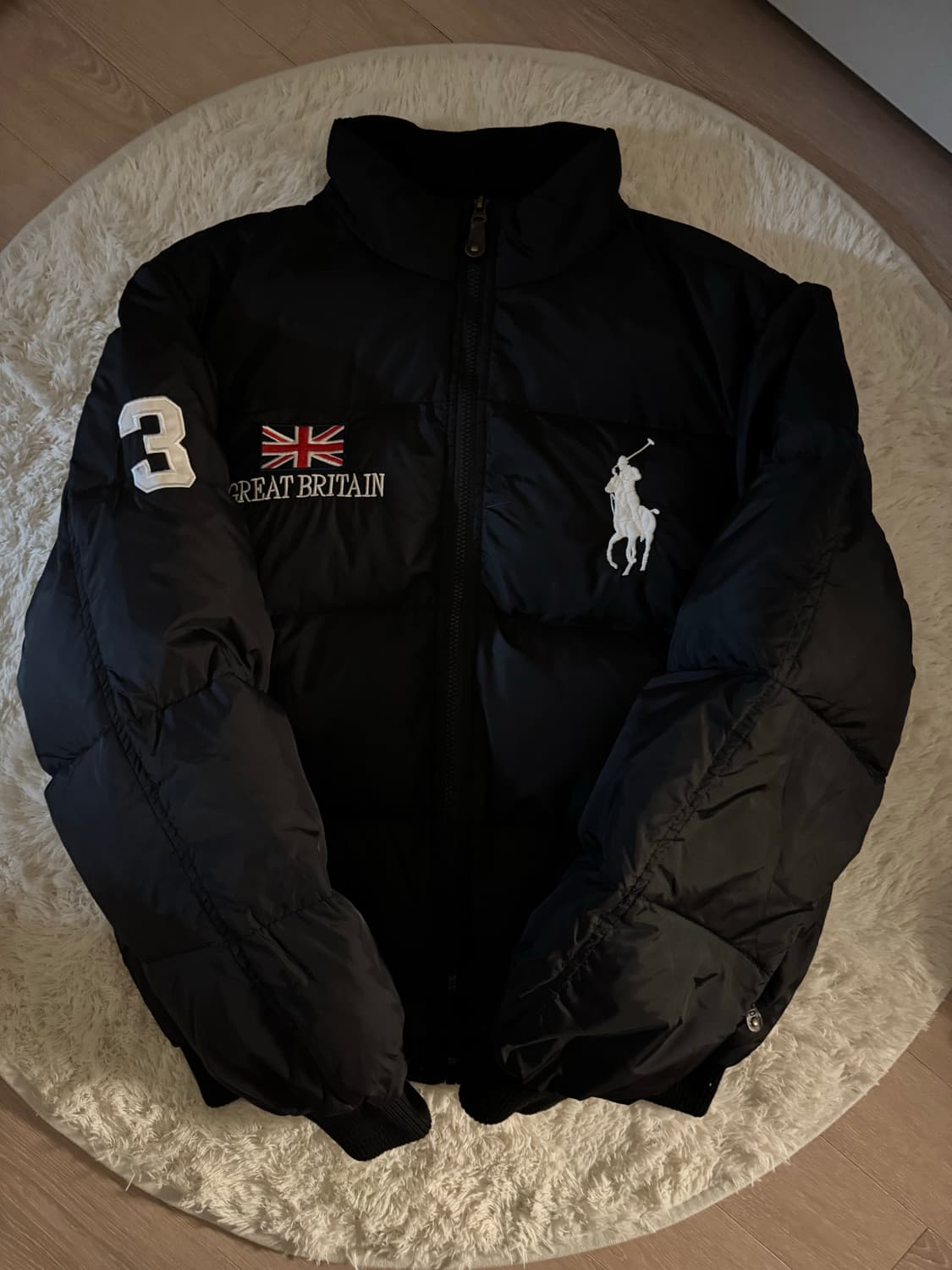 폴로 빅포니 브리튼 패딩 블랙 상품이미지1