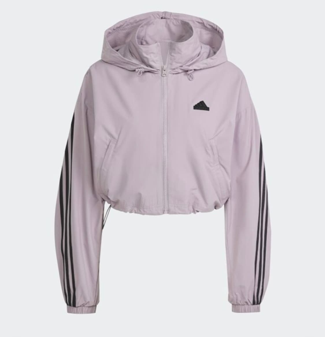 아디다스 여성 퓨처 아이콘 3S 윈드 레디 바람막이 크롭 자켓 퍼플 상품이미지1