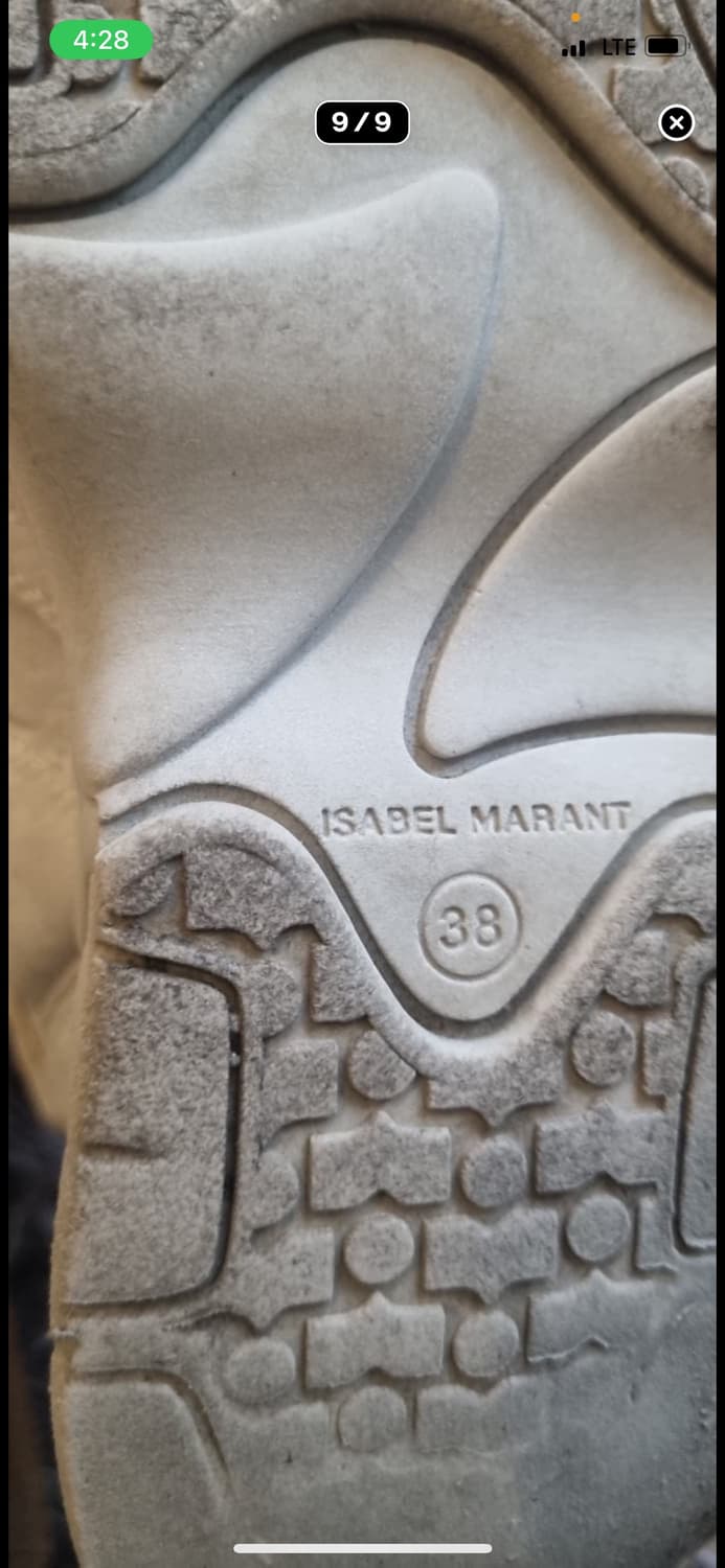 Isabel marant 베이지 스니커즈 상품이미지10