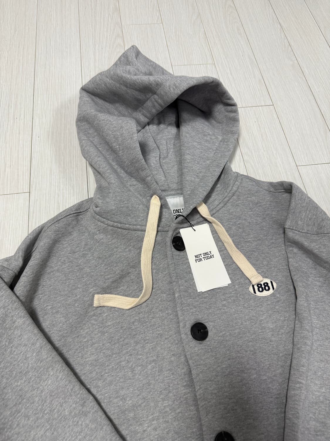 플리마켓🔥 낫온리포투데이 후드 가디건 상품이미지2