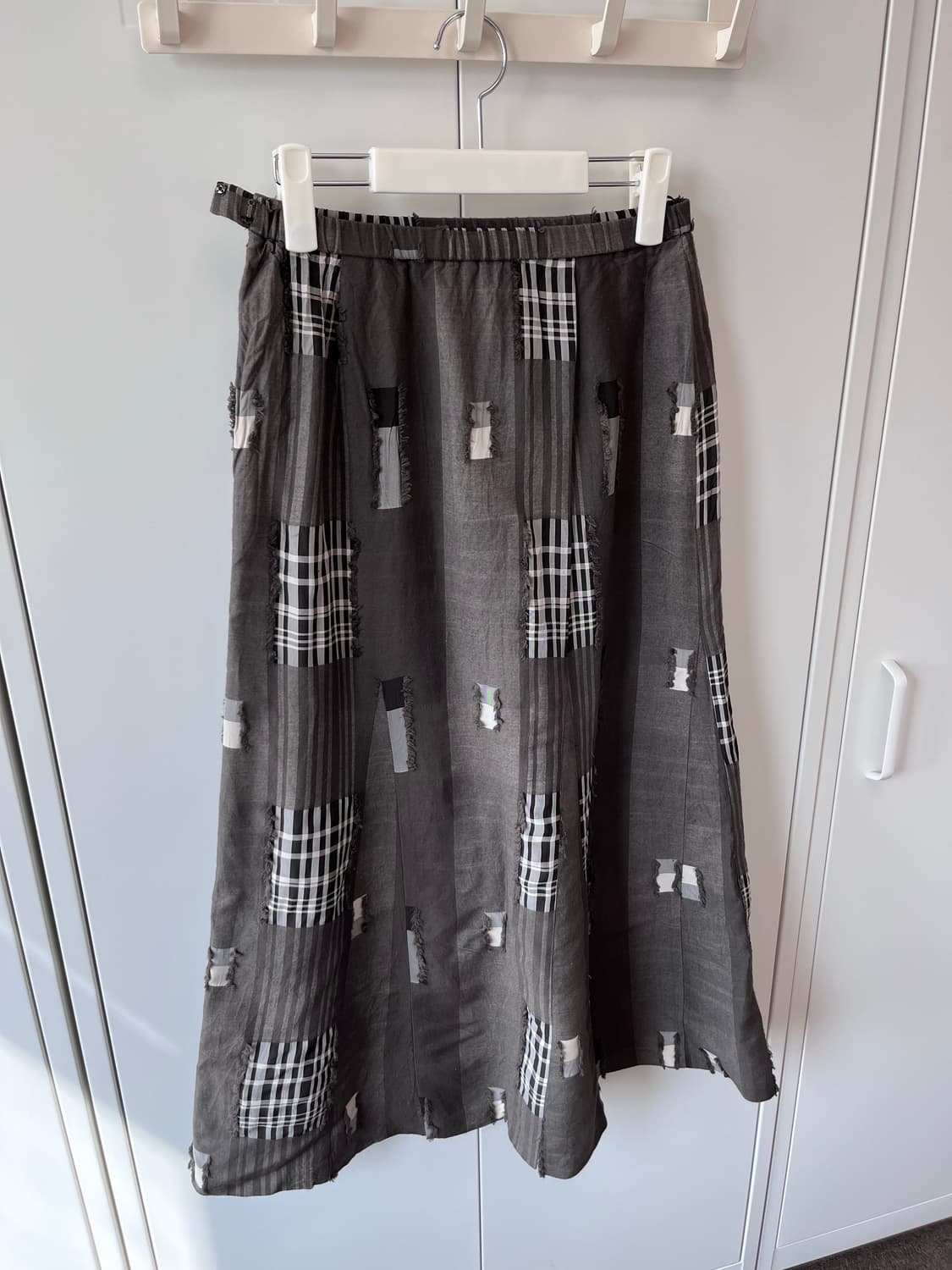 Vintage 패치워크 롱 스커트 상품이미지5