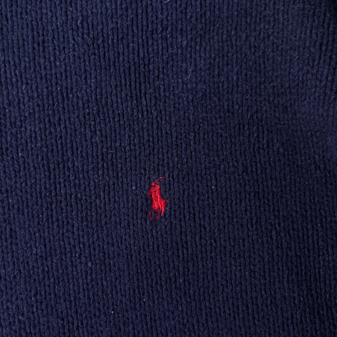 100 폴로랄프로렌 코튼 네이비 니트 상품이미지3