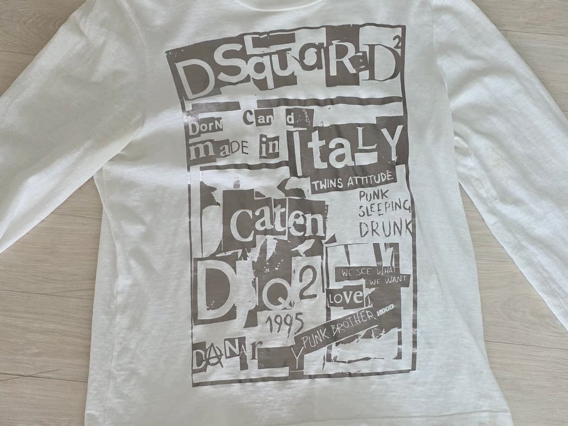 디스퀘어드2 여성 긴팔티 상품이미지2