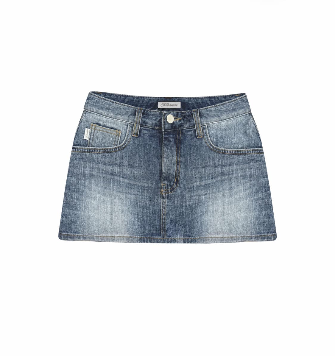클리시어 Classic semi-low rise denim skirt 상품이미지1