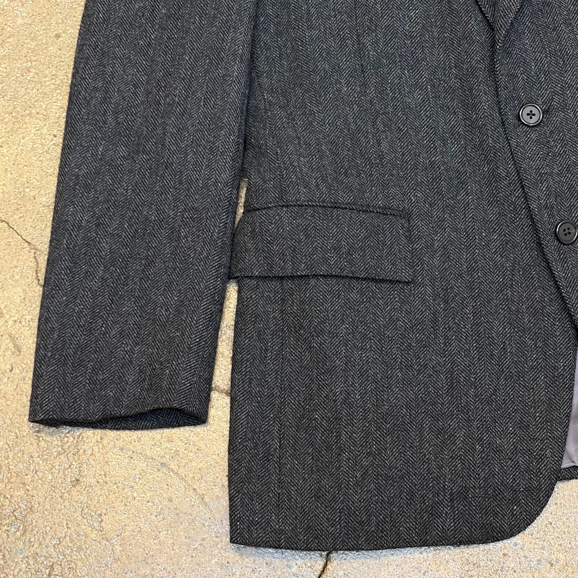 90s USA 폴로랄프로렌 정품 빈티지 울 블레이저 정장 마이 상품이미지4