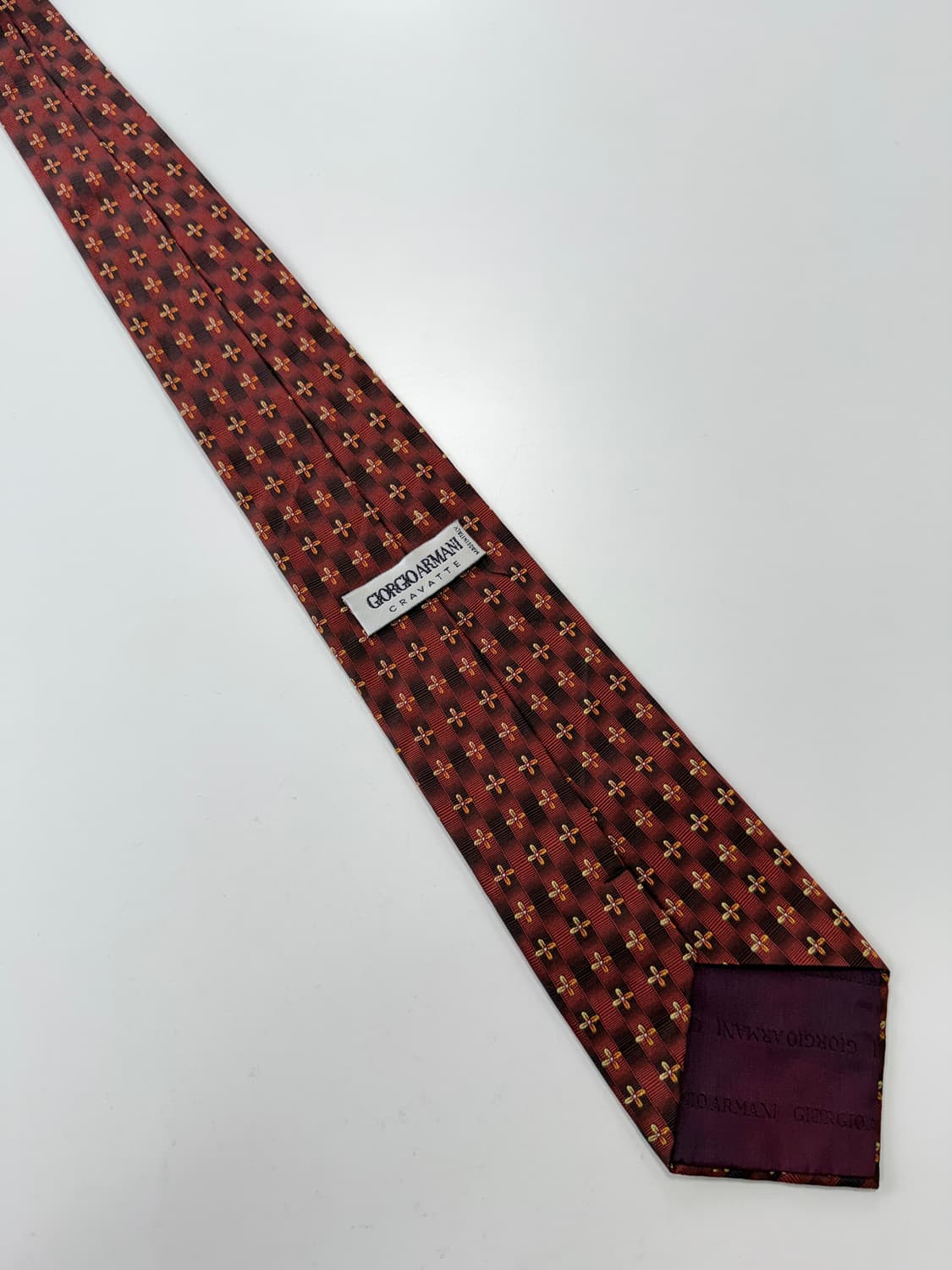 조르지오 아르마니 (Giorgio armani) 실크 넥타이 9.7cm 상품이미지3
