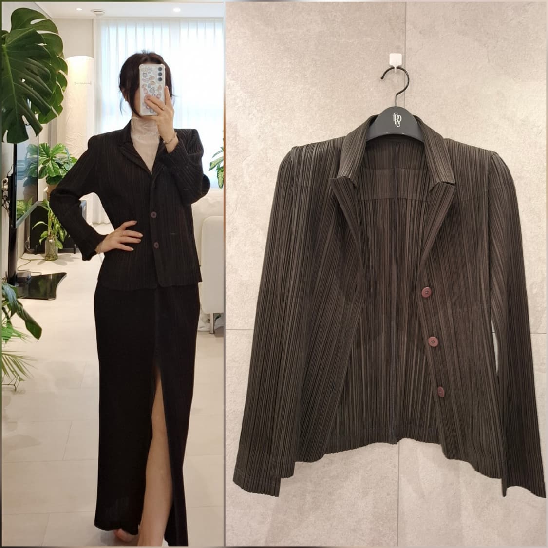 플리츠플리즈 시커 베이직 가디건자켓3 이세이미야케 상품이미지1