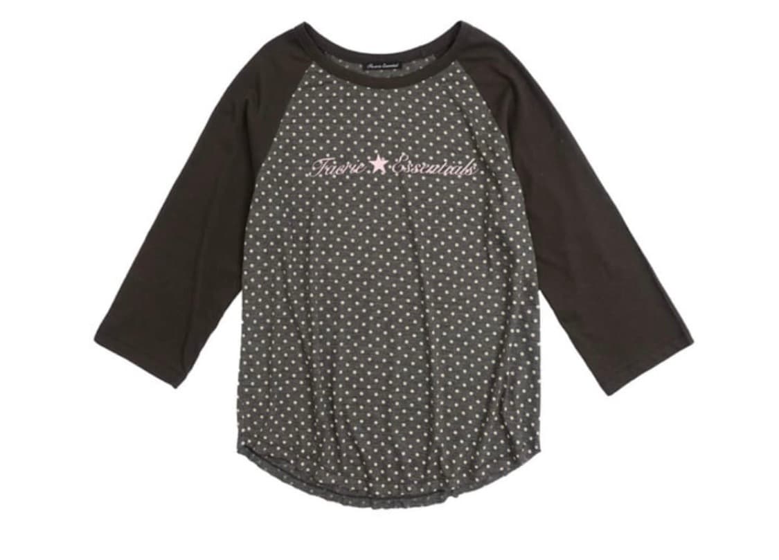 샵페어리 레글런 7부 도트 티 상품이미지1