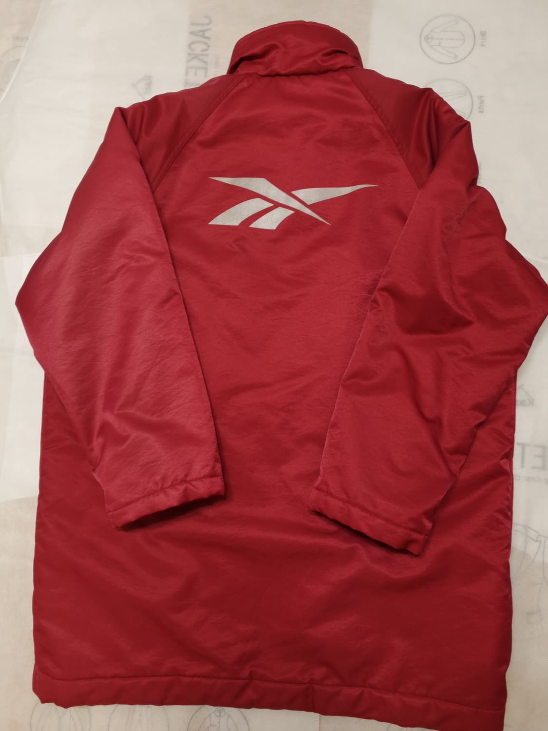 리복 레드 웜업코트 상품이미지3