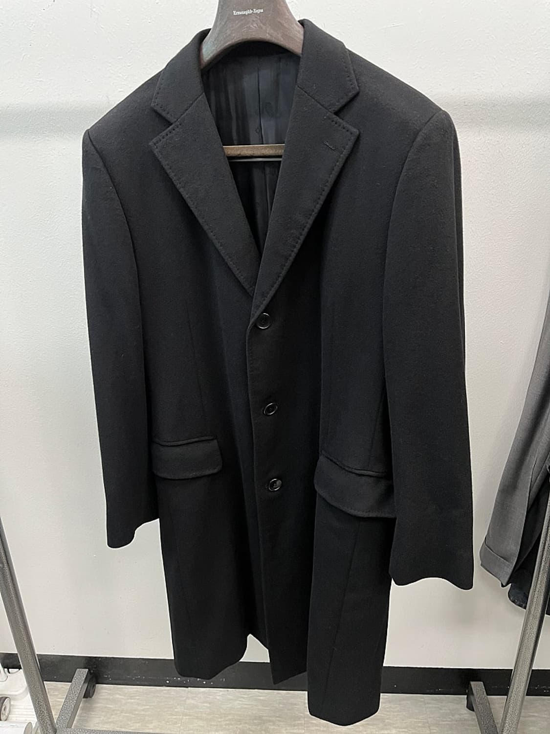100-105) 로로피아나 원단 캐시미어100% 코트  상품이미지3