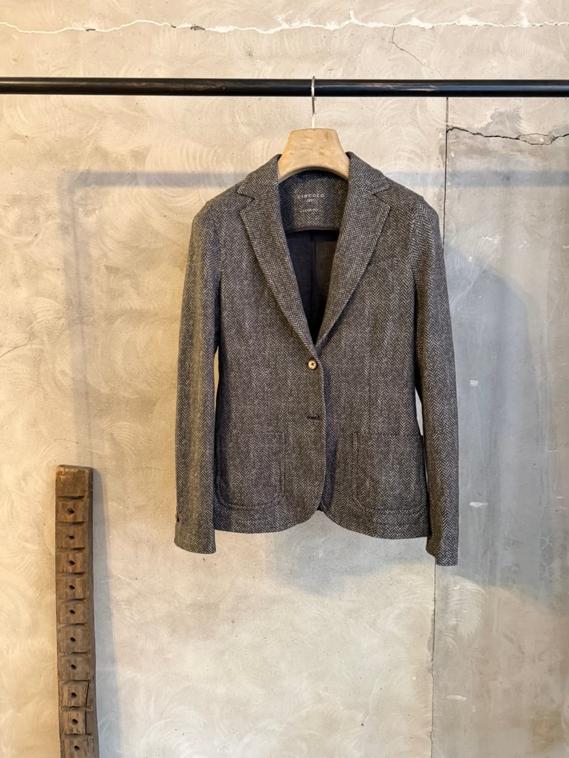 치르꼴로 저지 패브릭 테일러드 자켓 55~66 상품이미지1