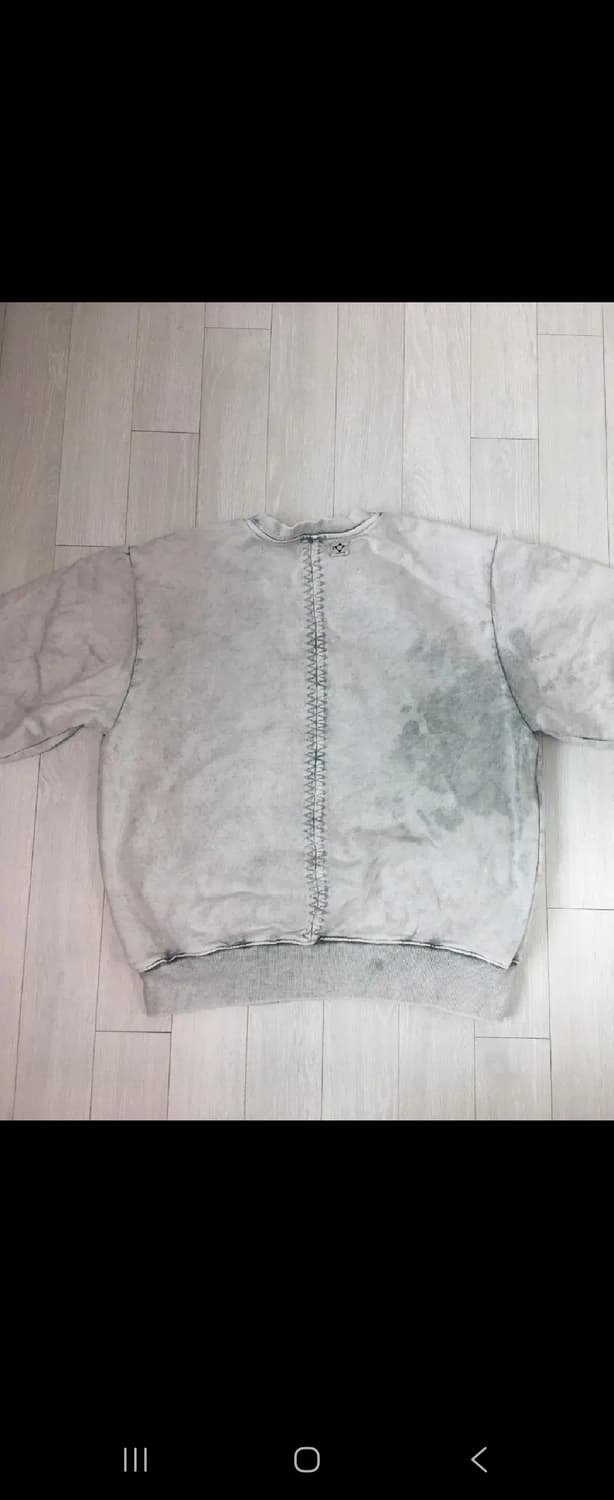 미스치프 가제트 크루넥 스웨트셔츠 블리치드 카키 맨투맨 상품이미지4