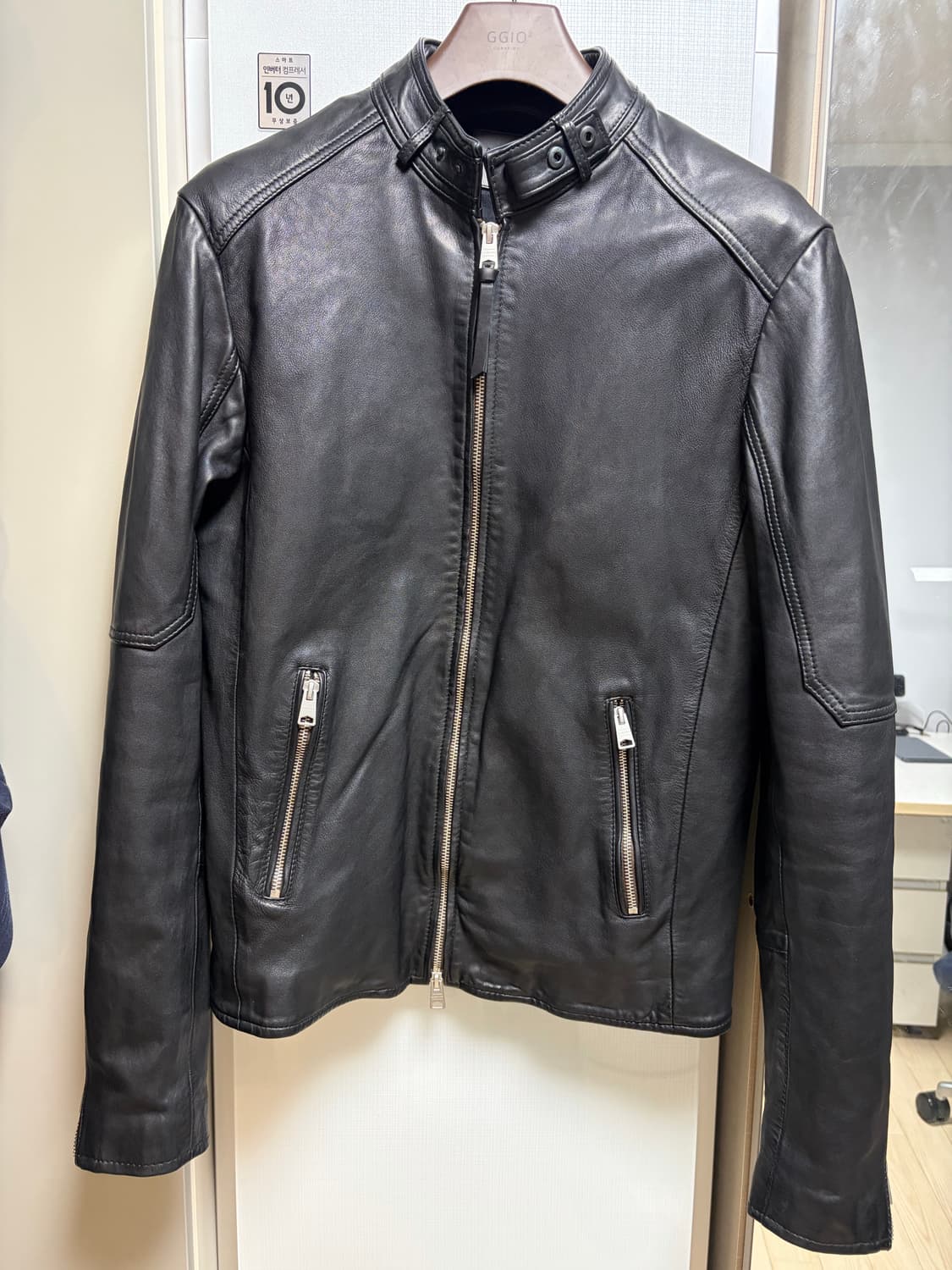 올세인츠 베스트셀러 코라 가죽자켓 L사이즈 상품이미지1