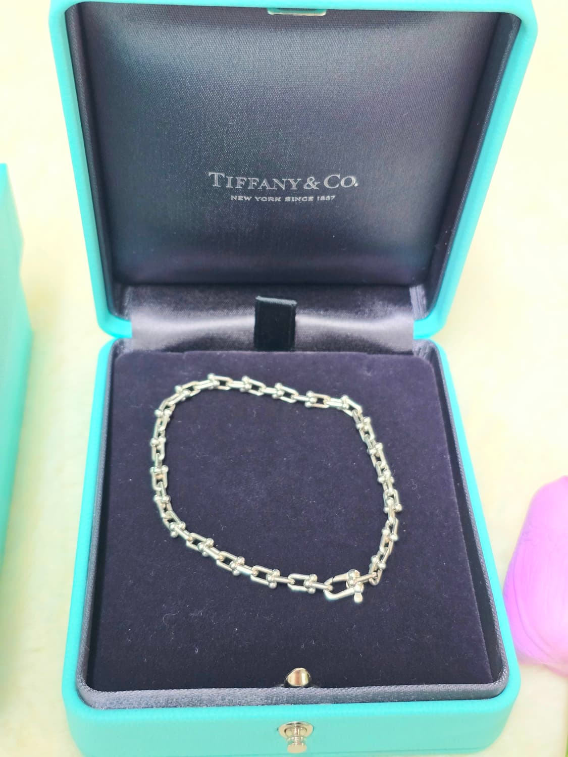 티파니하드웨어링크팔찌 마이크로s사이즈 정품 상품이미지4