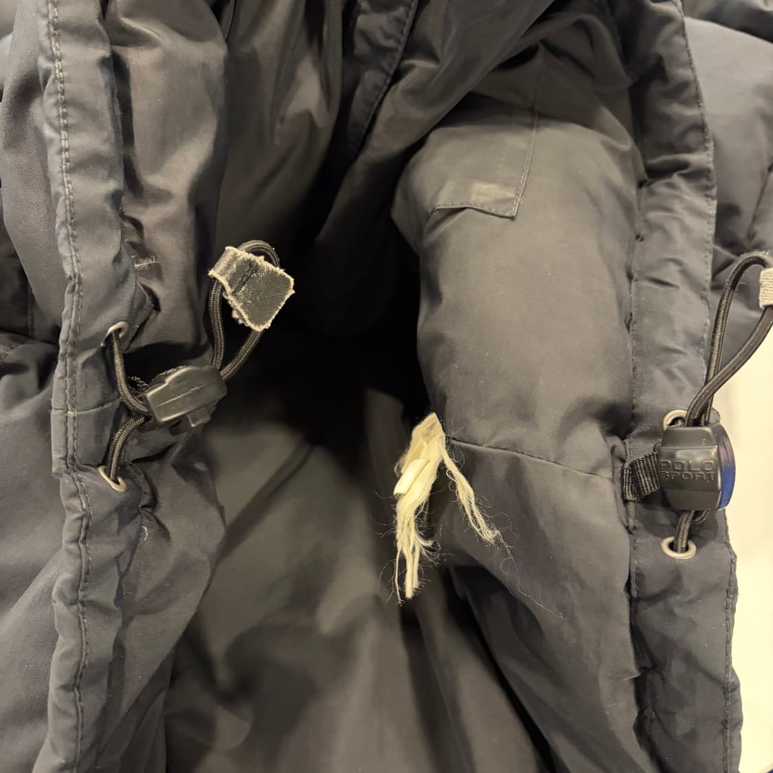 [100] 폴로스포츠 빈티지 블랙 패딩 점퍼 C499 상품이미지7