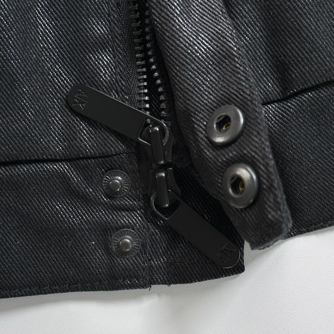 알마니 익스체인지 블랙 라이더 자켓 상품이미지6