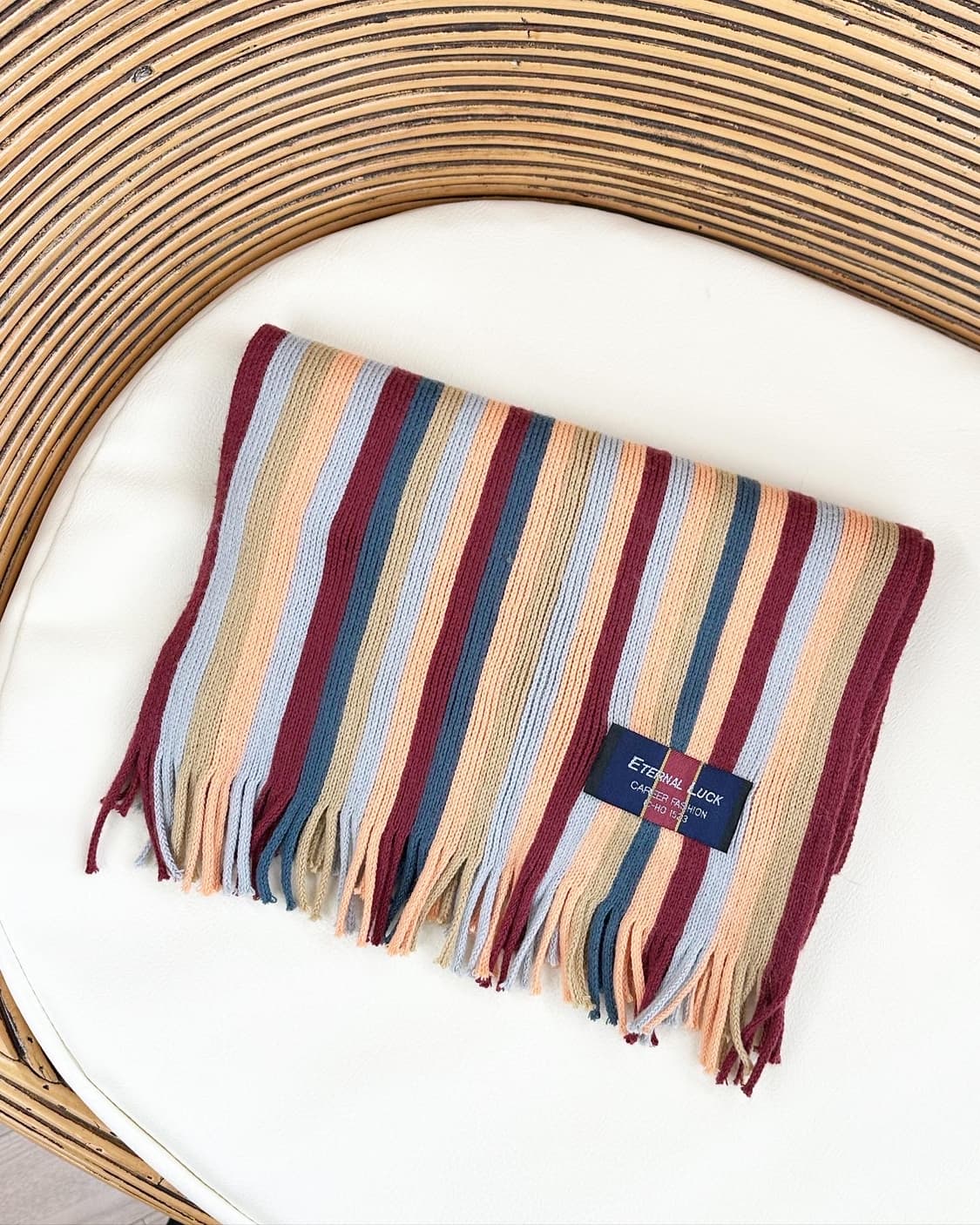 이터널럭 멀티컬러 스트라이프 머플러  상품이미지3