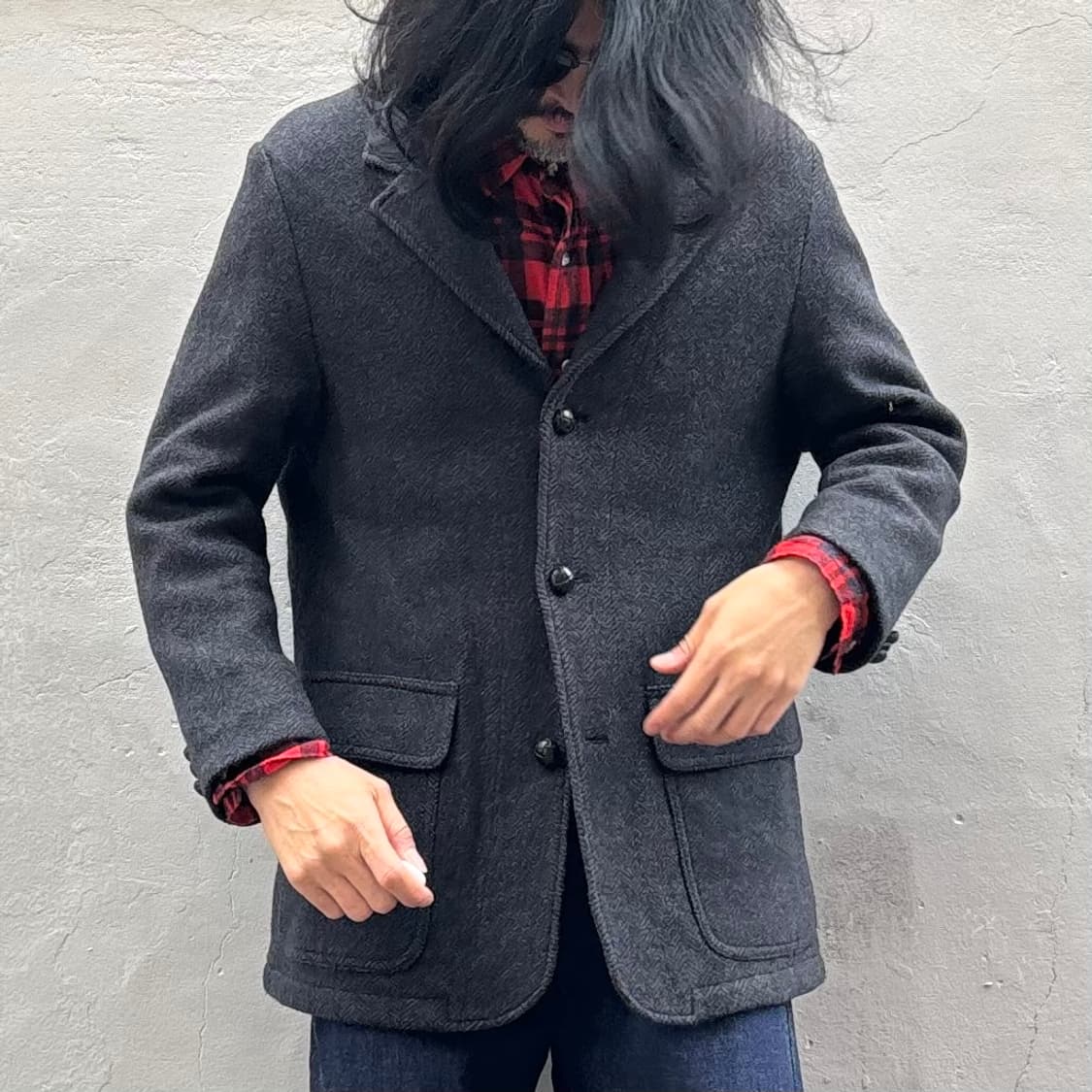 올드 폴로 랄프로렌 해링본 울 자켓 상품이미지9